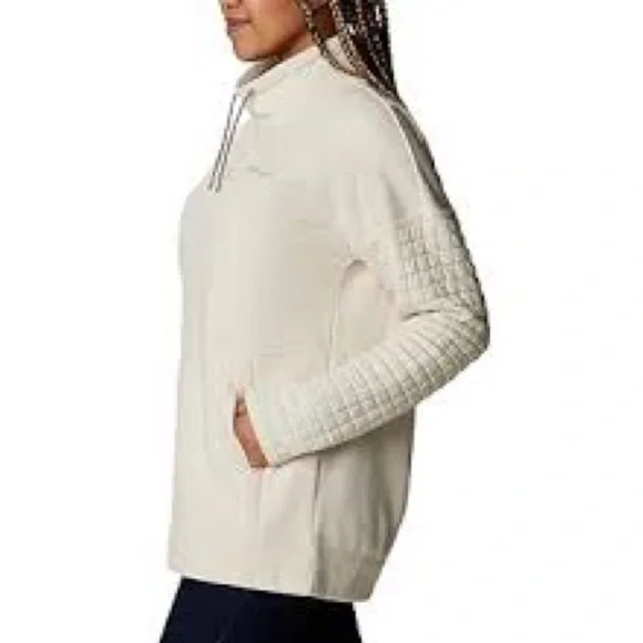 Columbia Cream Funnel Sweater - Size Large - Picture 2 of 6